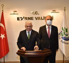 Binali Yıldırım Edirne’de