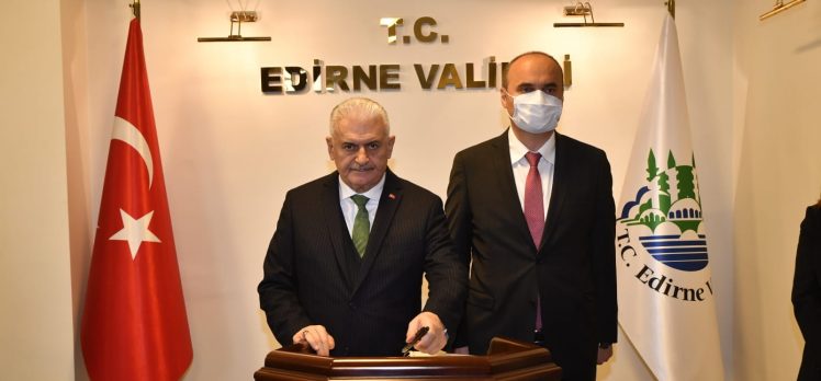 Binali Yıldırım Edirne’de