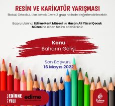 “Baharın gelişi ‘’ konulu karikatür ve resim yarışması