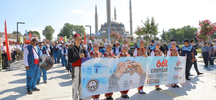 Kırkpınar Ağasına görkemli karşılama