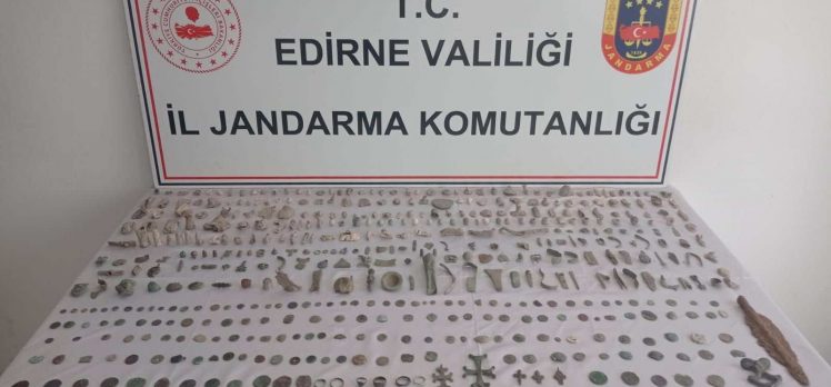 Edirne’de tarihi eser kaçaklığı