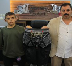 Minik Pehlivan Ahmet’in hayali gerçek oldu