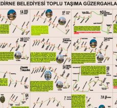 Toplu taşıma güzergâhları haritası yenilendi