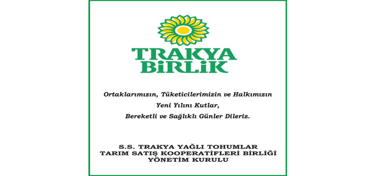 Trakya Birlik’ten yeni yıl mesajı