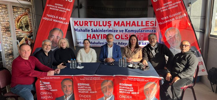 Akdağ, “Ortak akılla mahallemize hizmet etmeye adayız”