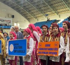 Okullar arası Halk Oyunları Yarışması düzenlendi