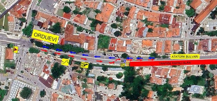 Asfalt çalışmaları sebebiyle yol trafiğe kapatılacak